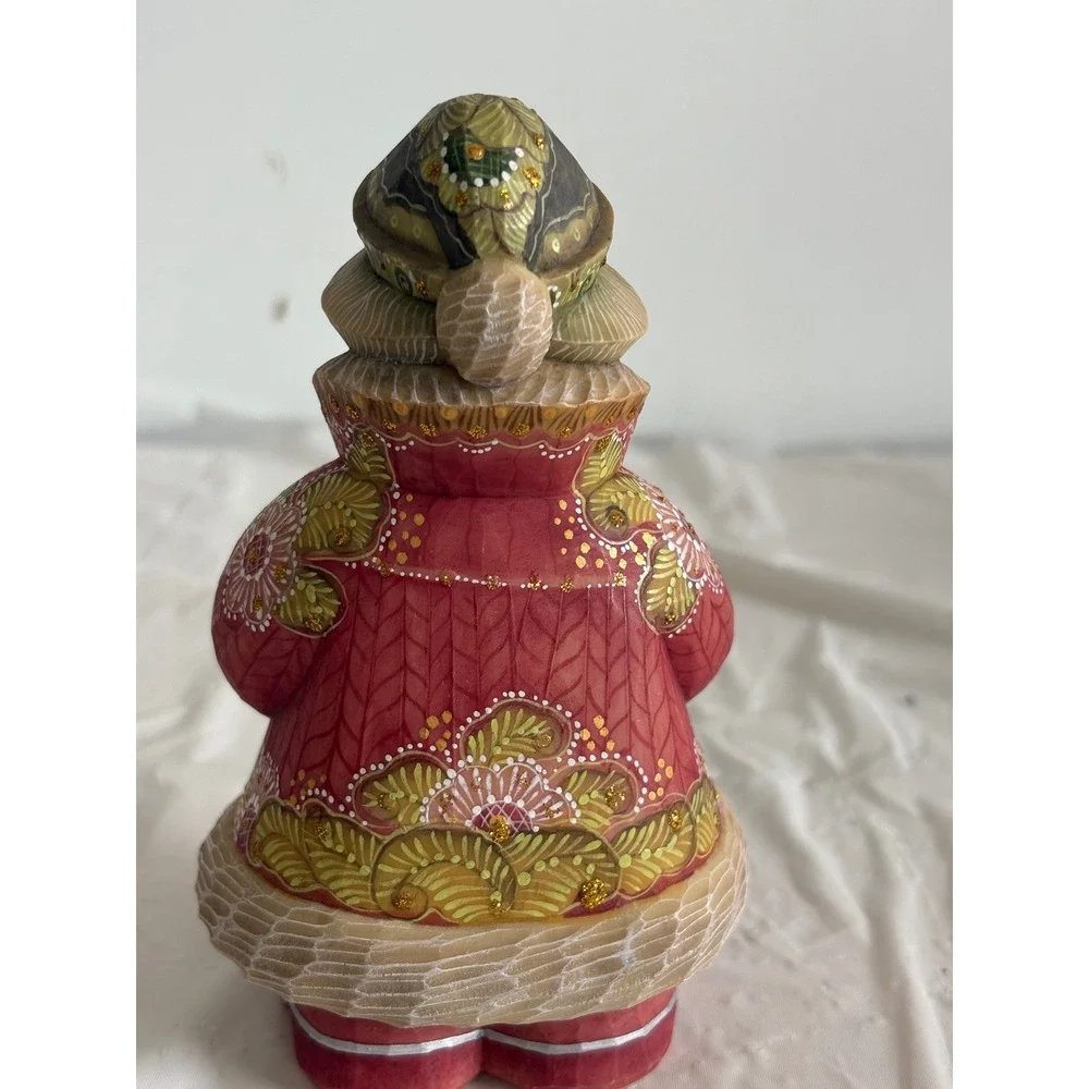 G. DeBrekht Forest Friends Santa w/ Bunny Figurine 51780-5 Limited Edition 2004